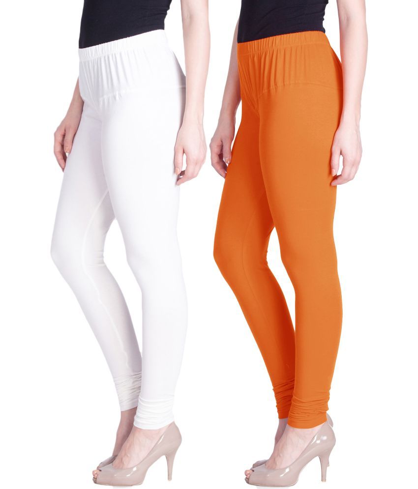     			LYRA - Multicolor Cotton Women's Leggings ( Pack of 2 )