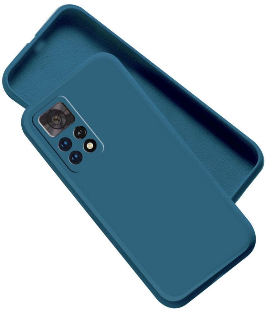     			Artistque - Blue Silicon Silicon Soft cases Compatible For Redmi Note 11 Pro Plus 5G ( Pack of 1 )