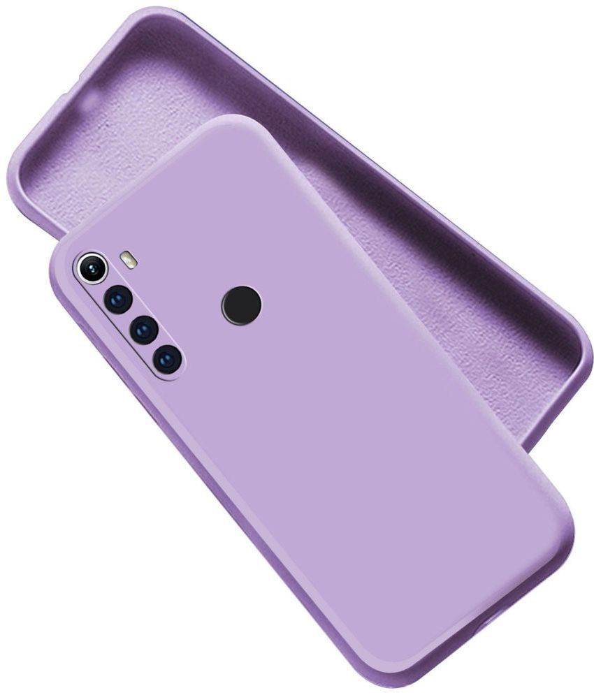     			Artistque - Purple Silicon Silicon Soft cases Compatible For Realme 5 ( Pack of 1 )