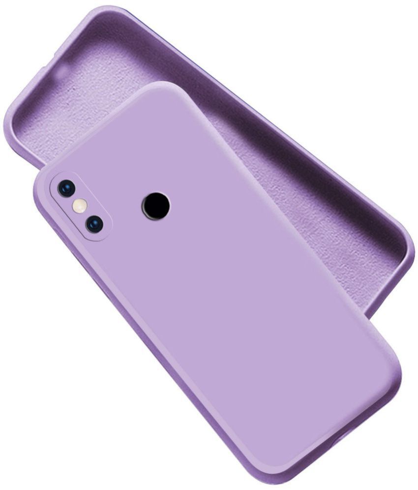     			Artistque - Purple Silicon Silicon Soft cases Compatible For Xiaomi Redmi Note 5 Pro ( Pack of 1 )