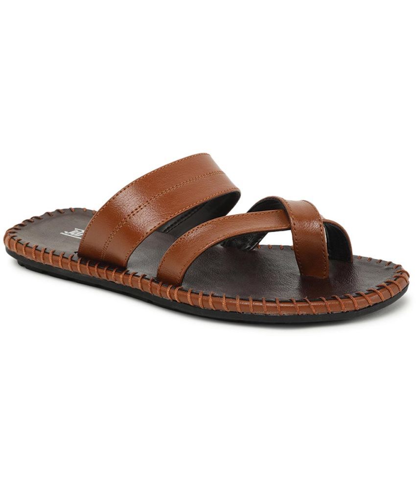     			Paragon - Tan Men's Leather Slipper