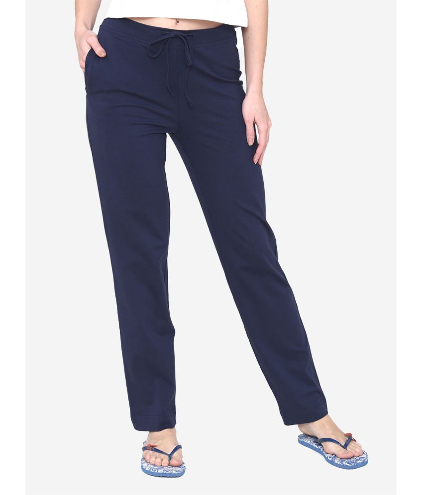     			Vami - Navy Cotton Blend Women's Nightwear Pajamas ( Pack of 1 )