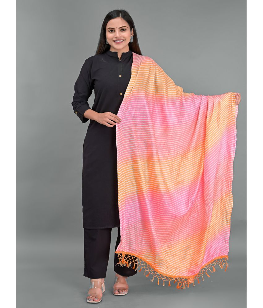     			Anjaneya Creations - Multicoloured Silk Women's Dupatta - ( Pack of 1 )