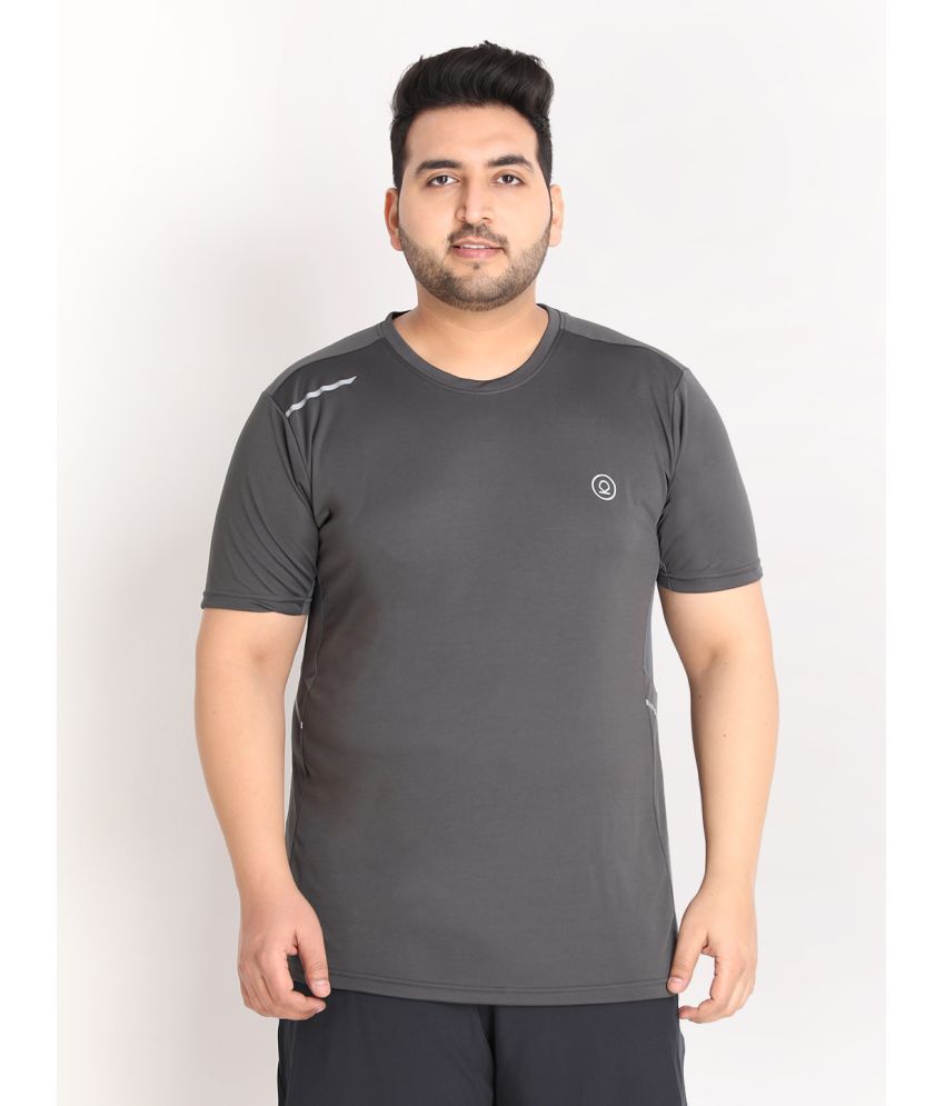     			Chkokko - Grey Polyester Regular Fit Men's Sports T-Shirt ( Pack of 1 )