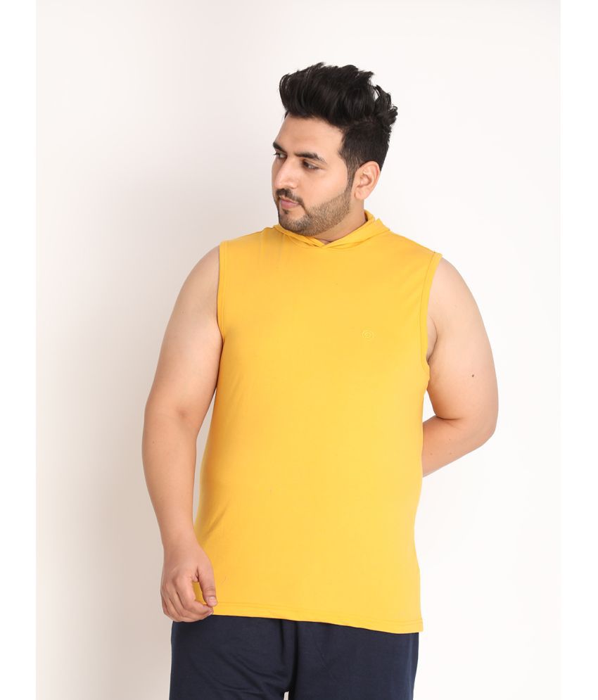     			Chkokko - Mustard Polyester Regular Fit Men's T-Shirt ( Pack of 1 )