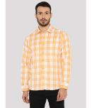 Maharaja - Orange Polyester Slim Fit Men's Casual Shirt ( Pack of 1 )