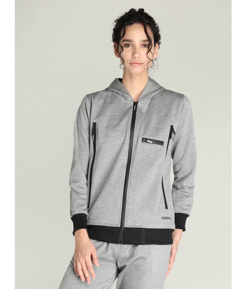     			Chkokko - Grey Fleece Women's Jacket