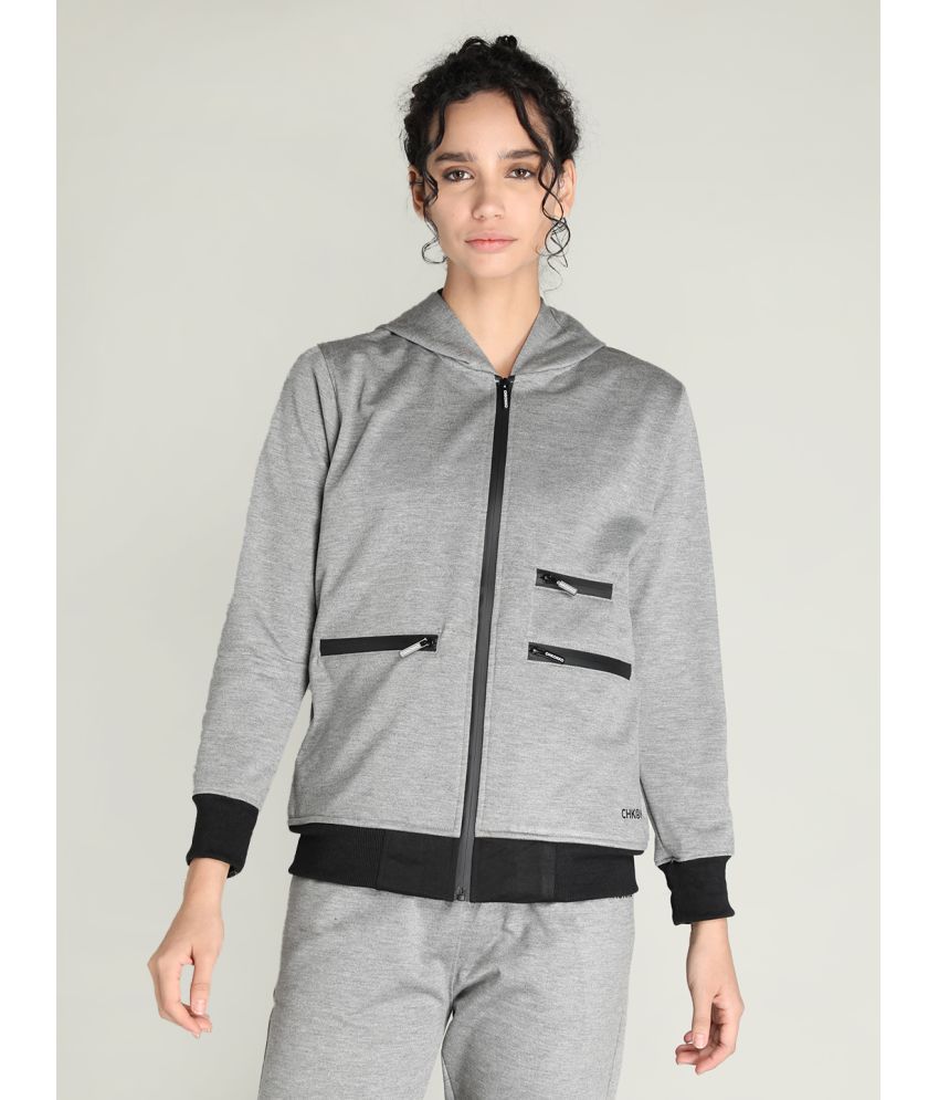     			Chkokko - Grey Fleece Women's Jacket