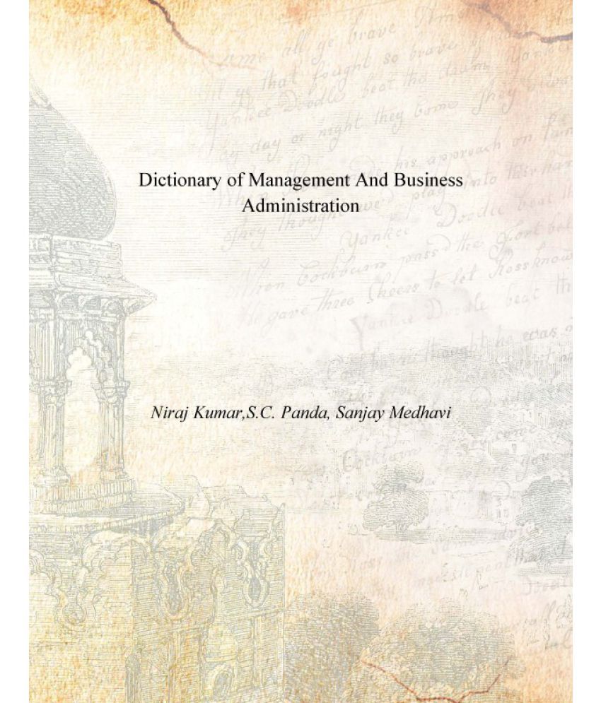     			Dictionary of Management and Business Administration