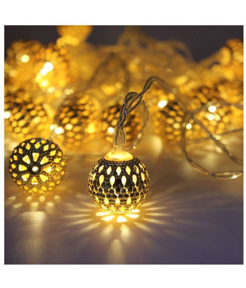     			THRIFTKART - Gold 3Mtr String Light ( Pack of 1 )