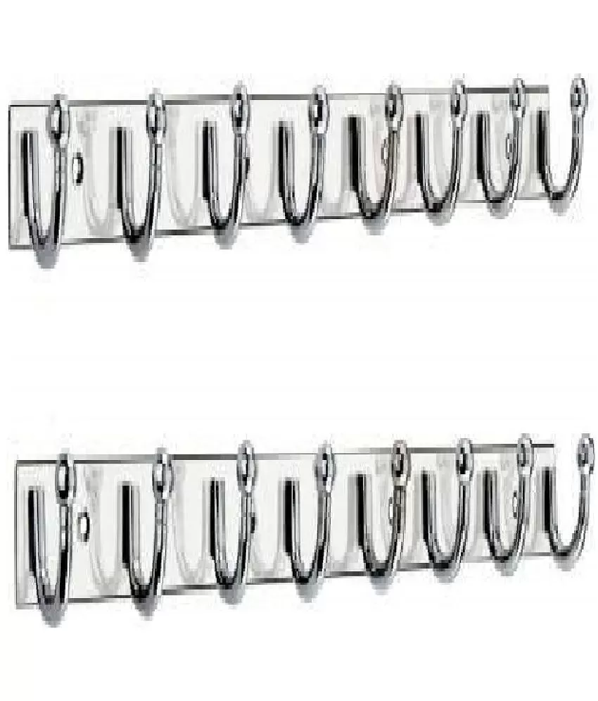 ONMAX Stainless Steel Plate with Aluminium hooks 8 Points Cloth