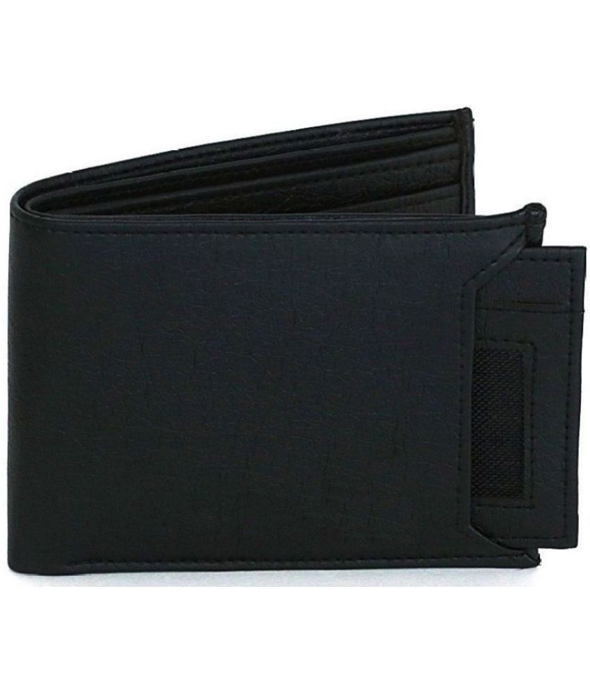     			Amor - Black Faux Leather Men's Regular Wallet ( Pack of 1 )