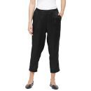 De Moza - Black Rayon Slim Women's Chinos ( Pack of 1 )