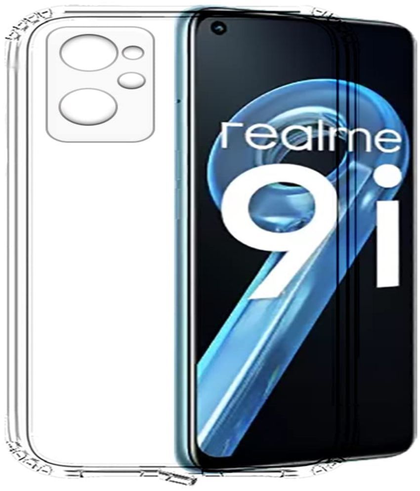     			Case Vault Covers - Transparent Silicon Silicon Soft cases Compatible For Realme 9i ( Pack of 1 )
