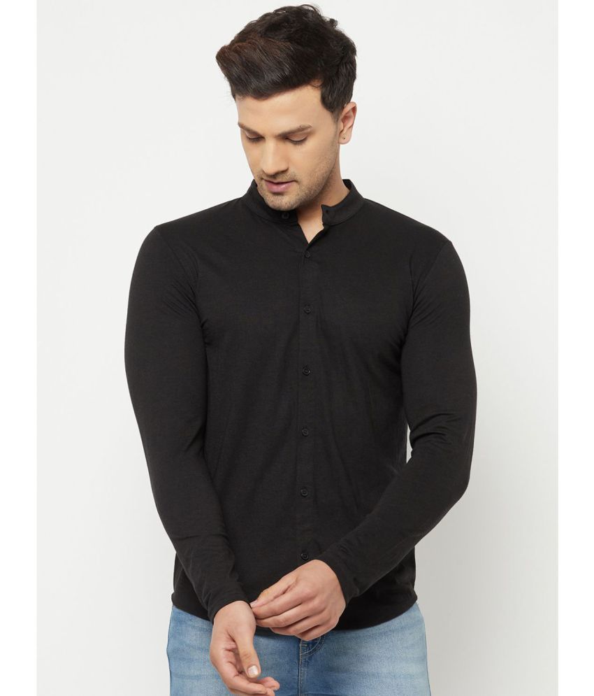     			Glito - Black Cotton Blend Regular Fit Men's Casual Shirt ( Pack of 1 )