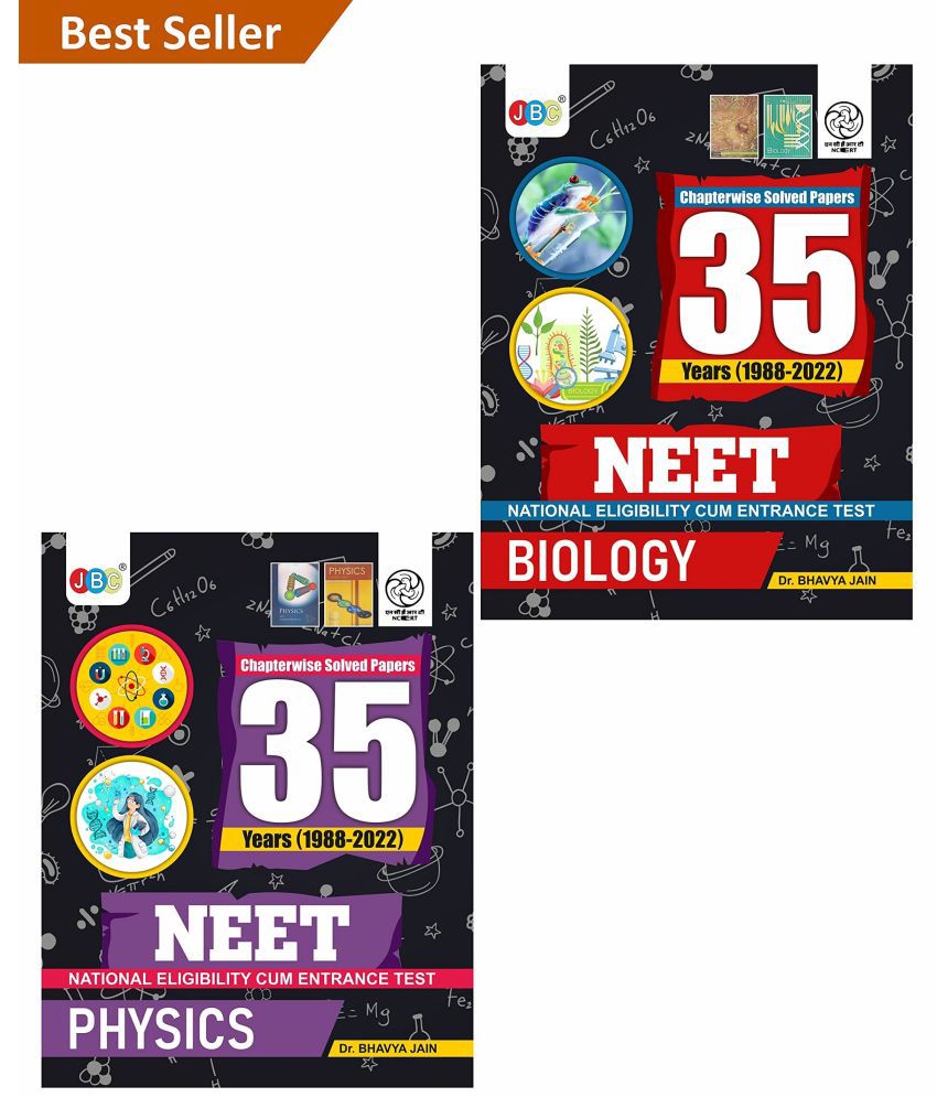     			JBC PRESS 35 Previous Year NEET Biology & Physics Set of 2 Books, NEET 2023 Preparation Books, Revised Edition, Every NTA Neet 35 Years Questions