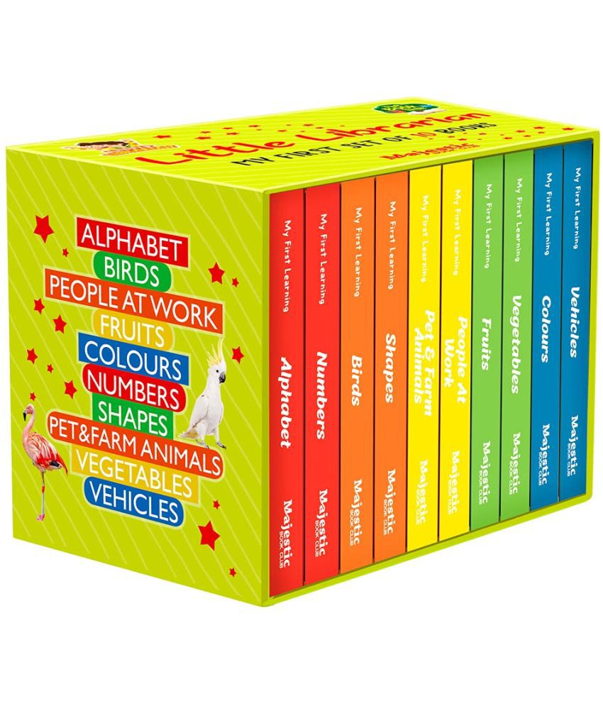     			My First Little Librarian: Boxset of 10 Best Board Books for Kids [Board book]