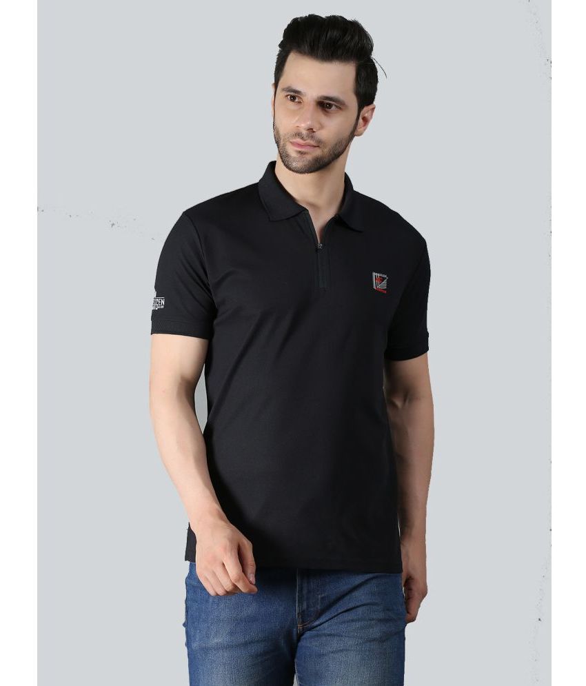     			NEXGEN CLUB - Black Polyester Regular Fit Men's Polo T Shirt ( Pack of 1 )