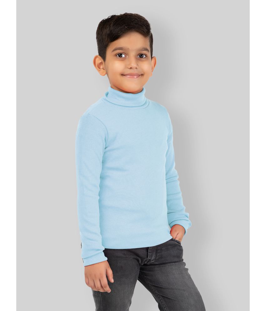     			YHA - Sky Blue Woollen Blend Boy's Pullover Sweaters ( Pack of 1 )