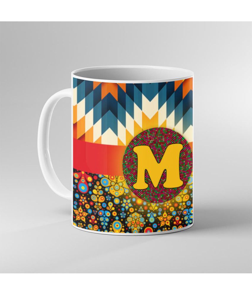     			Keviv - Multi Color Ceramic Coffee Mug ( Pack of 1 )