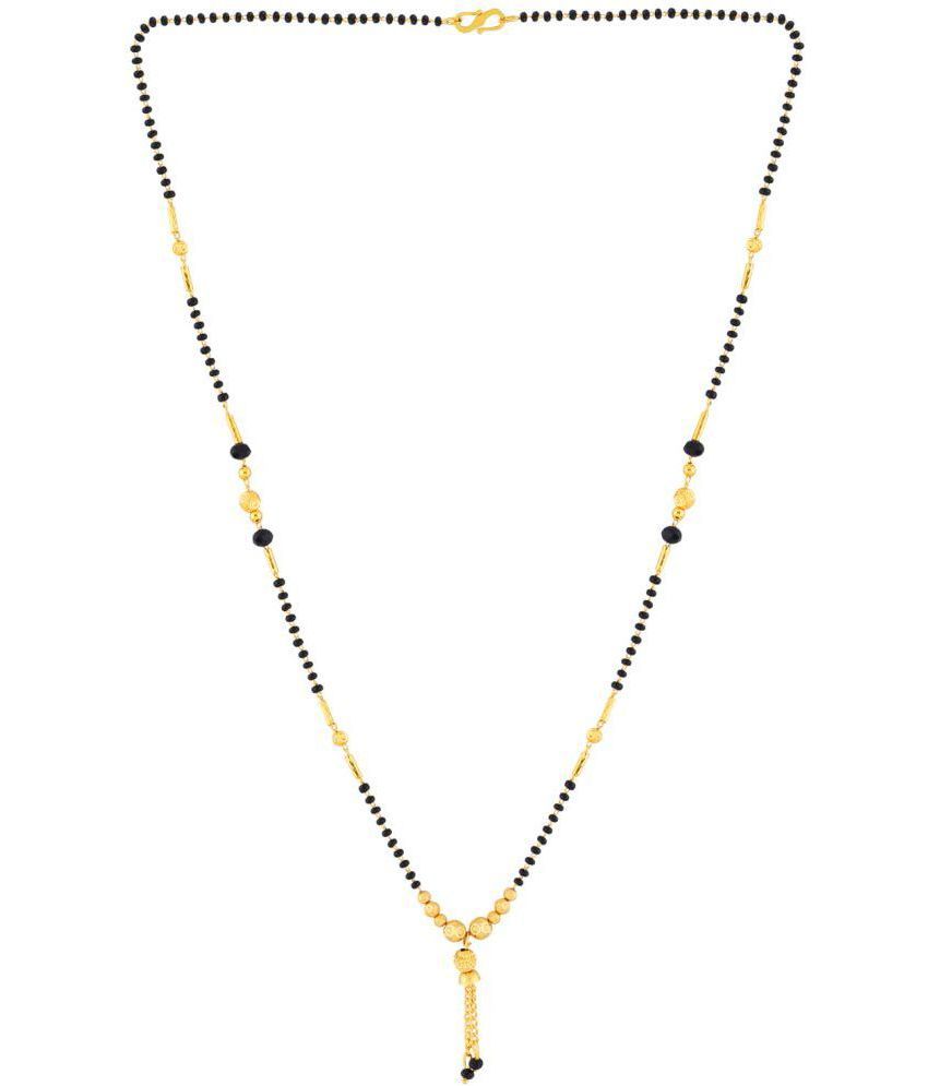     			Silver Shine - Golden Mangalsutra ( Pack of 1 )