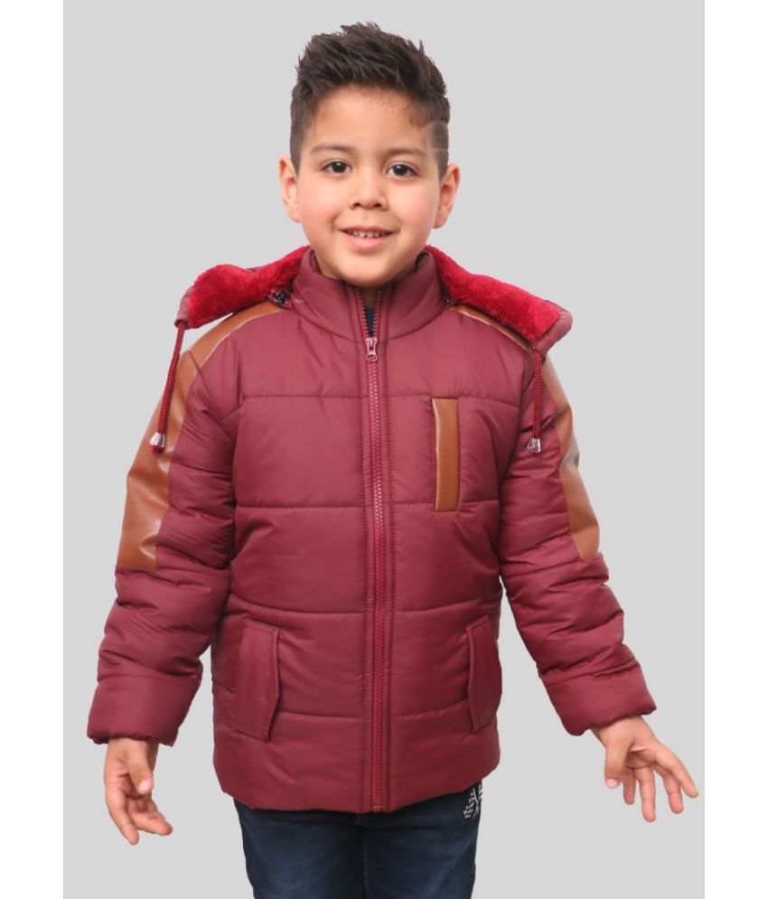     			VERO AMORE - Maroon Polyester Boys Casual Jacket ( Pack of 1 )