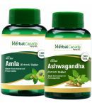 Herbal Canada Aloe Vera(100Tab) + Ashwagandha(100Tab) Tablet 200 no.s Pack Of 2