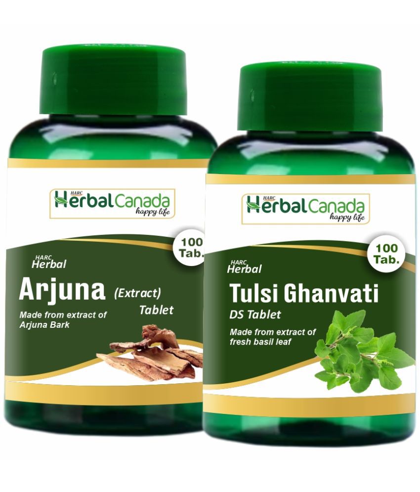     			Herbal Canada Arjuna(100Tab) + Giloy(100Tab) Tablet 200 no.s Pack Of 2