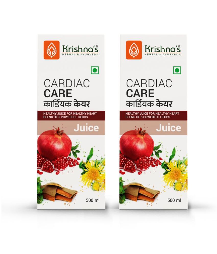     			Krishna's Herbal & Ayurveda Cardiac Care Juice 500ml ( Pack of 2 )