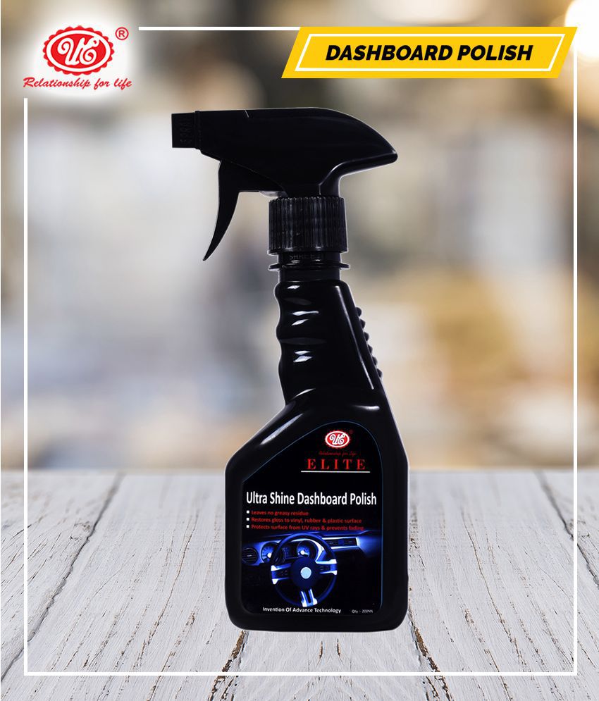     			UE Elite Ultra Shine Dashboard Polish- 200 ml | Dashboard Cleaner | Dashboard Dresser | Dry to Touch and Rich Matte Finish (Plastic, Rubber, Leather Seat)