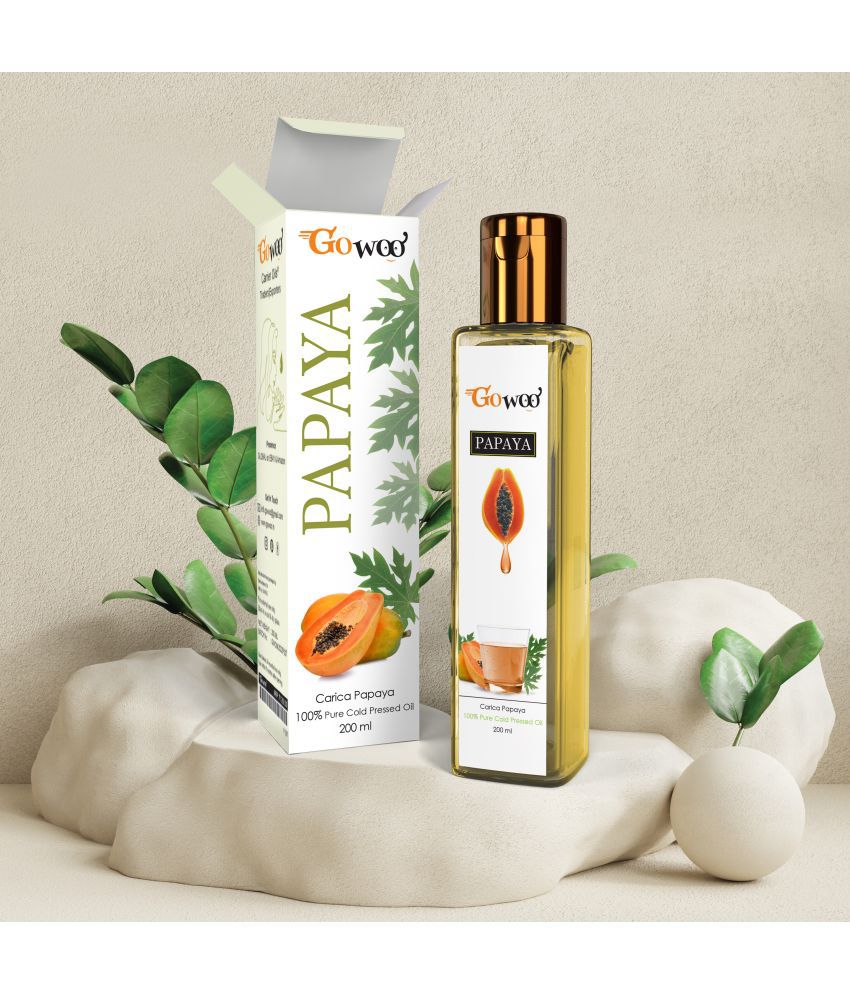    			GO WOO 100% Pure papaya seed carrier oil for oily skin (200 ml)