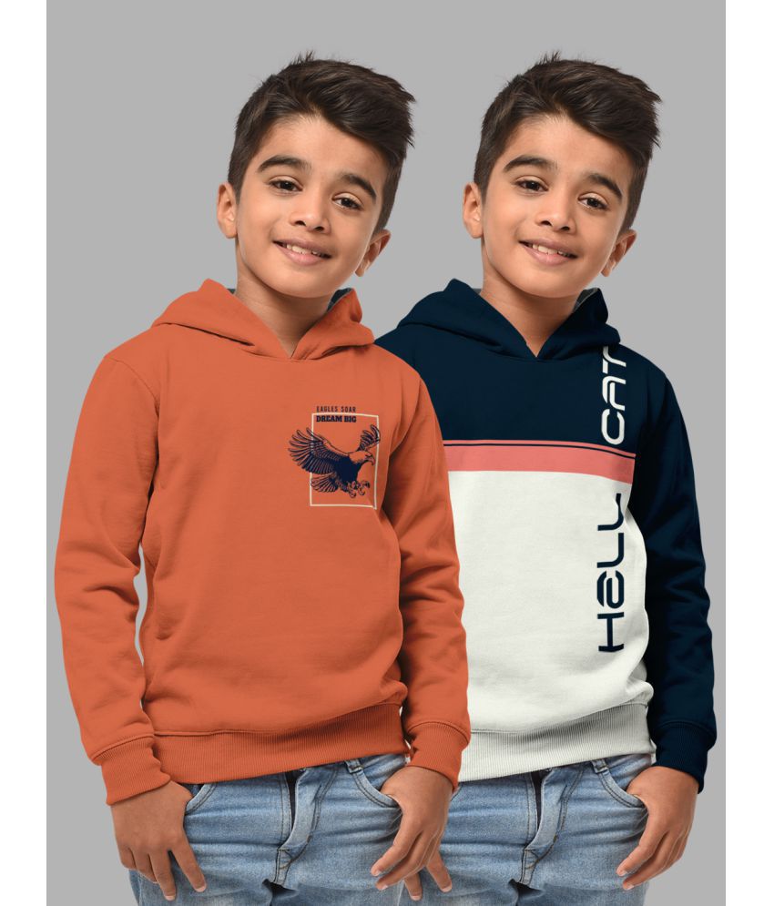     			HELLCAT - Multi Color Cotton Blend Boys Sweatshirt ( Pack of 2 )