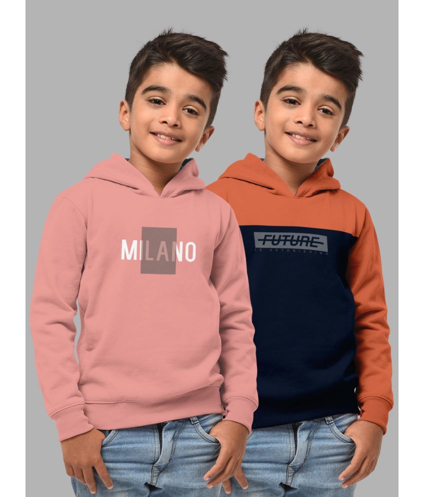     			HELLCAT Pack of 2 Boys Cotton Blend Sweatshirt ( Multicolor2 )