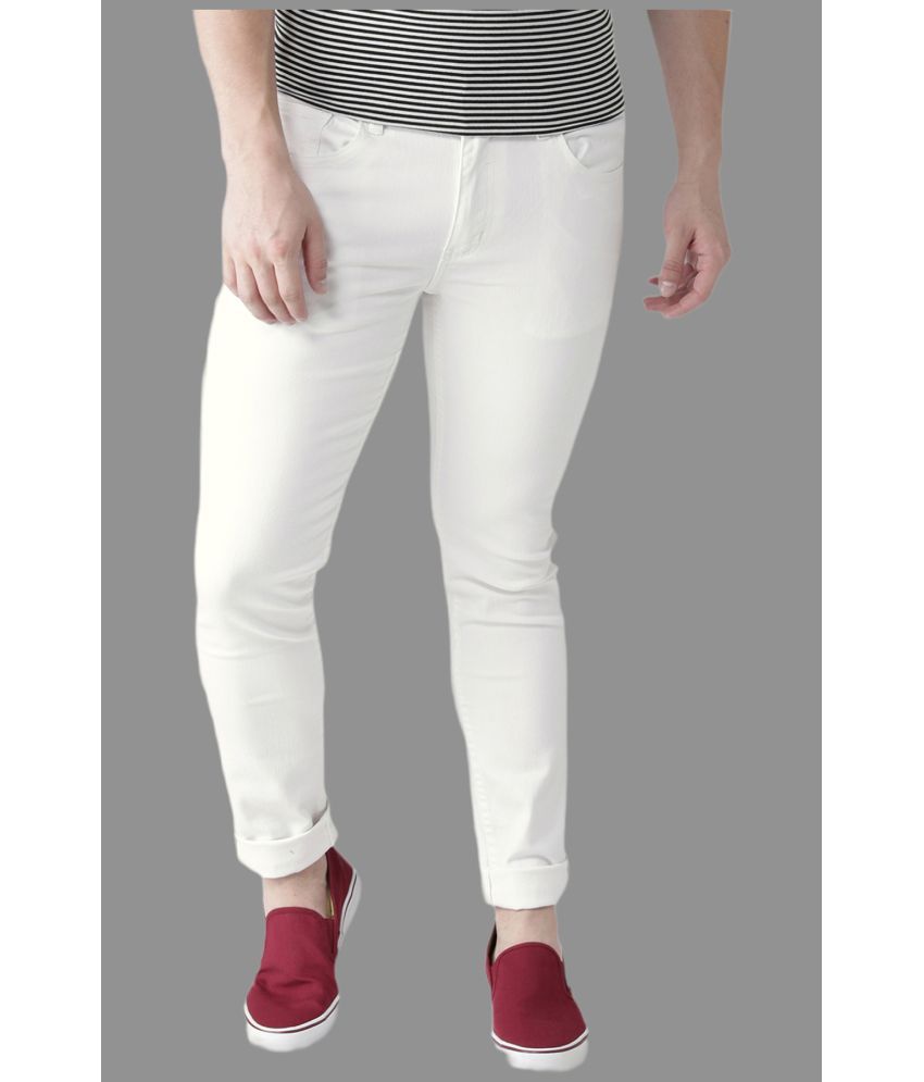     			Lawson - White Denim Skinny Fit Men's Jeans ( Pack of 1 )