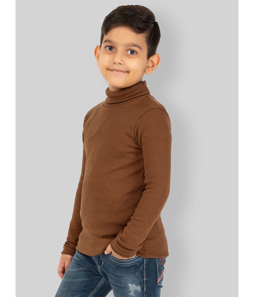     			YHA Pack of 1 Boys Woollen Blend Pullover Sweater ( Brown )