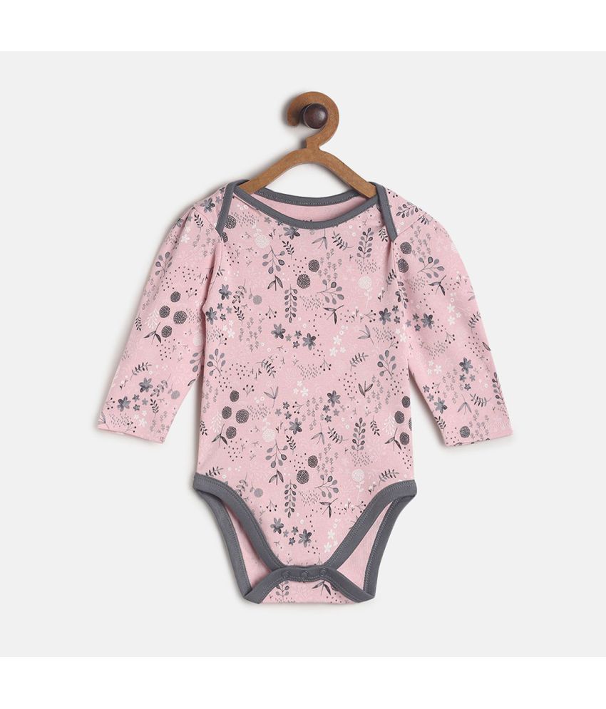     			MINI KLUB - Pink Cotton Bodysuit For Baby Girl ( Pack Of 1 )
