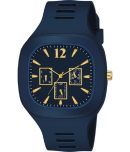 Renaissance Traders - Blue PU Analog Men's Watch