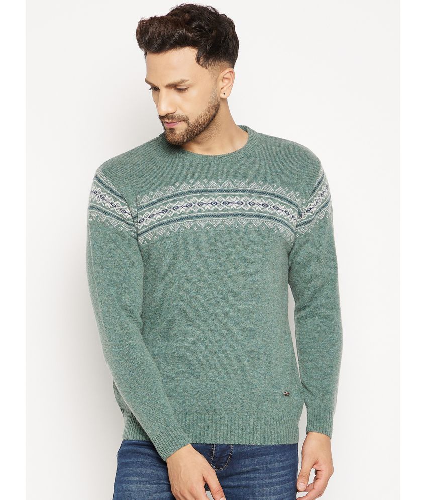     			Duke - Green Woollen Blend Men's Pullover Sweater ( Pack of 1 )