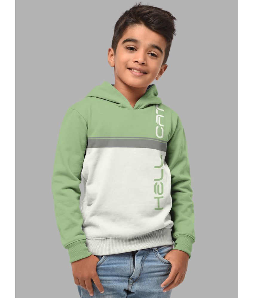     			HELLCAT - Green Cotton Blend Boys Sweatshirt ( Pack of 1 )