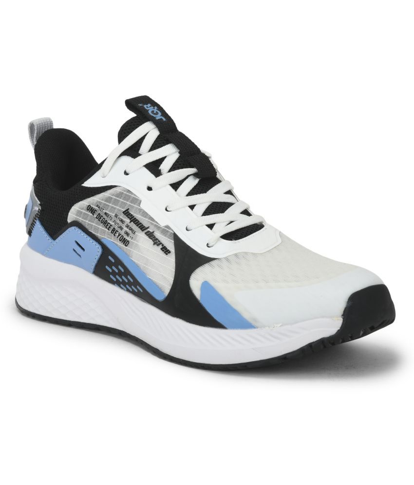     			JQR - BLAST White Men's Sports Running Shoes