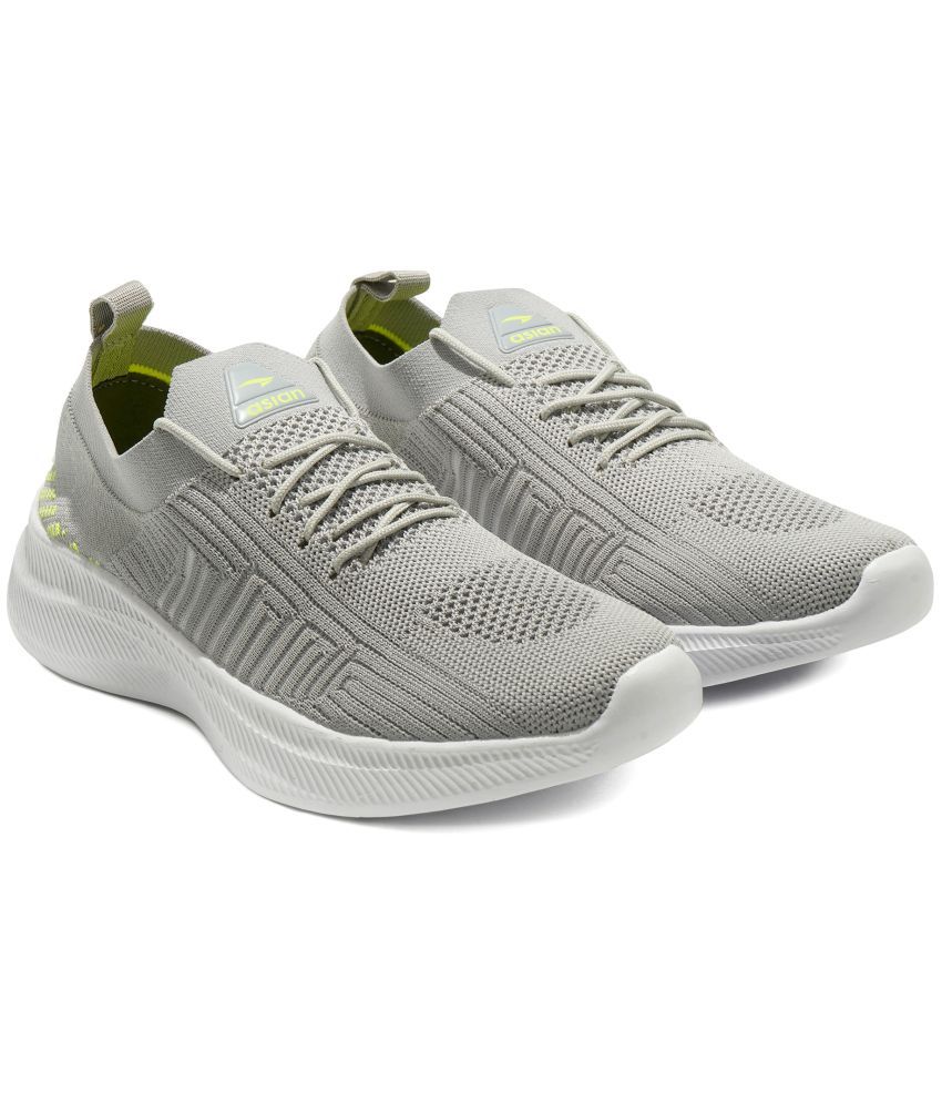     			ASIAN - HATTRICK-32 Gray Men's Sports Running Shoes