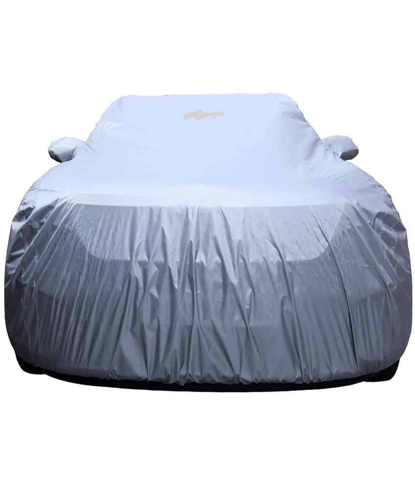     			Autoretail Dust Proof Car Body Polyster Cover For Maruti New Wagon-r Without Mirror Pocket Silver (Pack Of 1)
