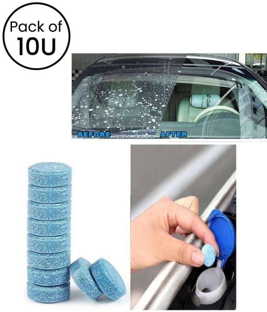     			HOMETALES - Car Accessories in 10PCS/1 Set Car Wiper Detergent Effervescent Washer Windshield Glass Cleaning Tablets car accessories