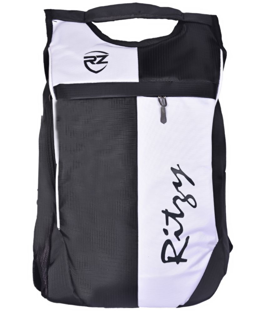     			Ritzy 22 Ltrs Black Polyester College Bag