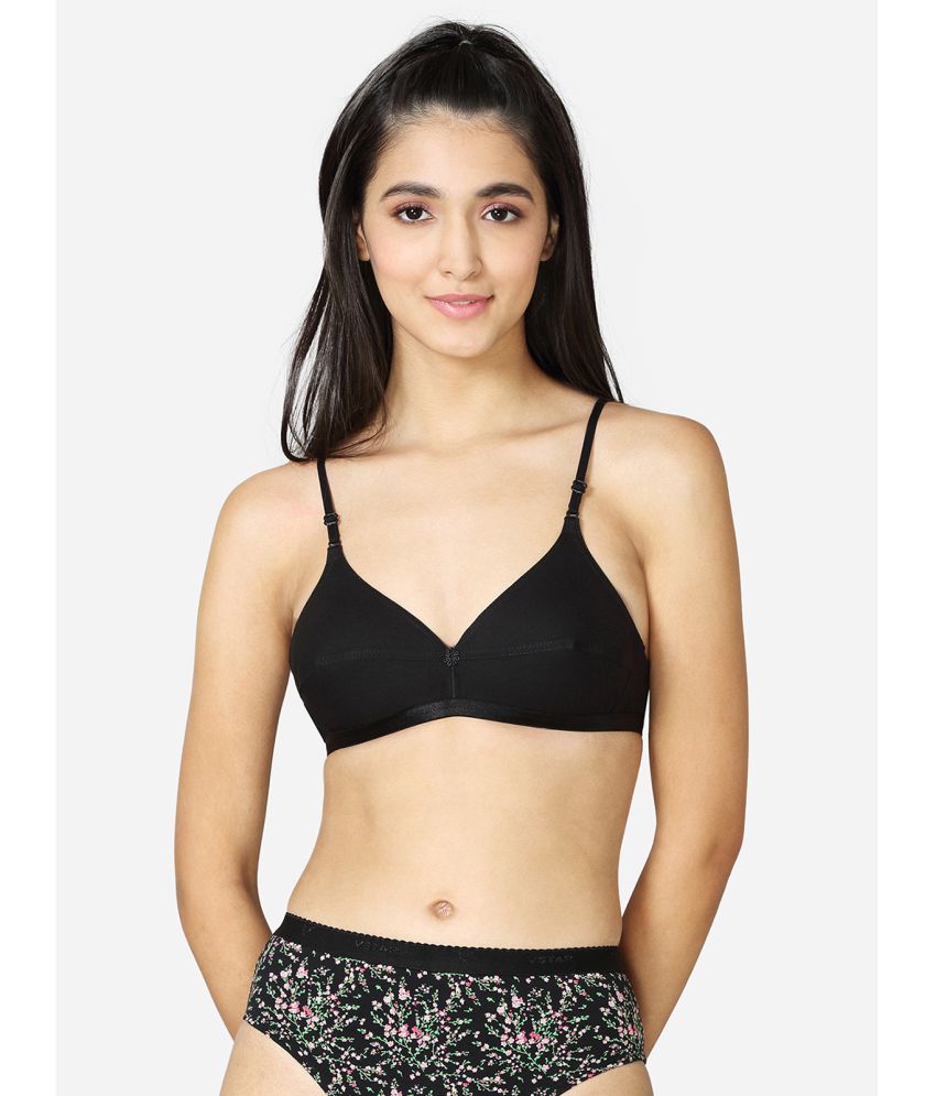     			VStar - Black Cotton Non Padded Women's Everyday Bra ( Pack of 1 )