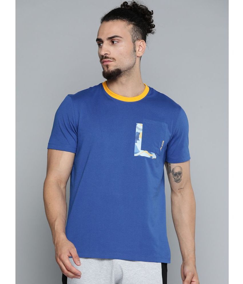     			Alcis - Blue Polyester Slim Fit Men's Sports T-Shirt ( Pack of 1 )