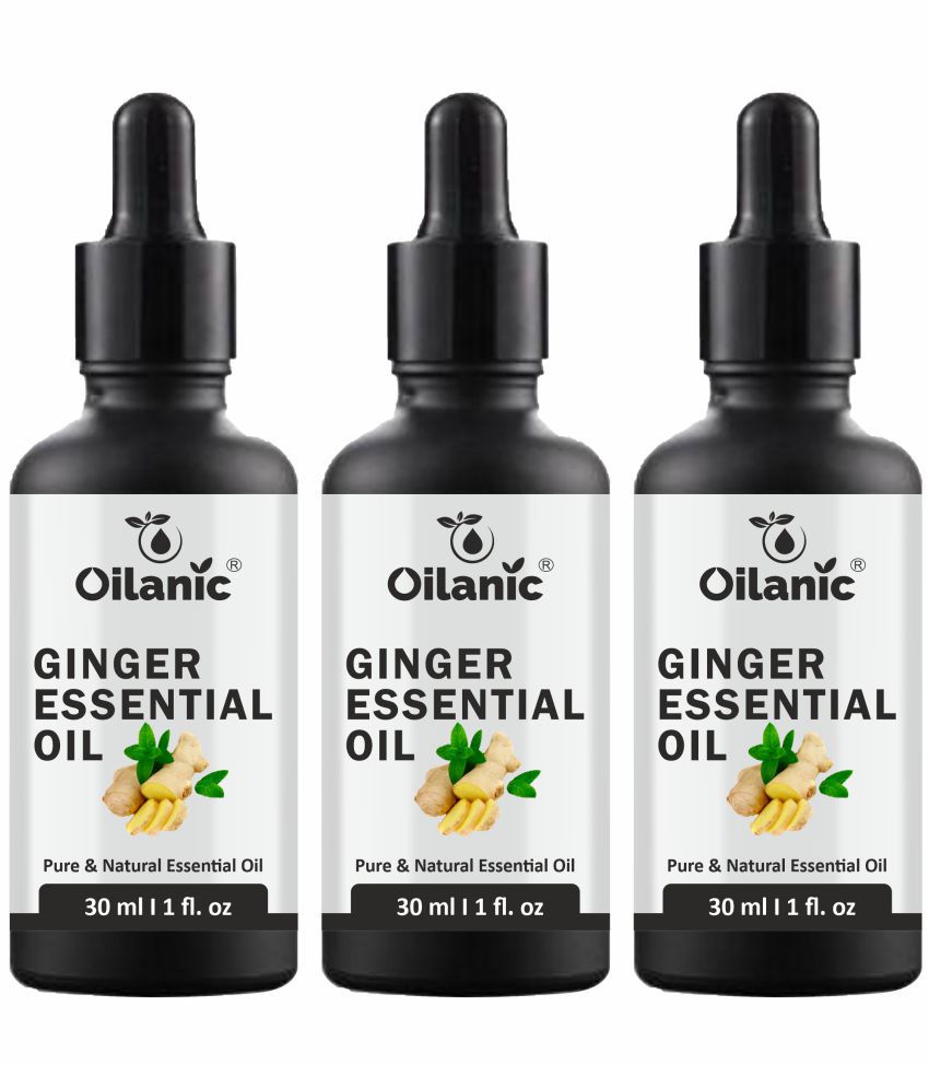     			Oilanic Anti-Cellulite Ginger Oil To Reduce Body Fat Naturally Shaping & Firming Oil 30 mL Pack of 3
