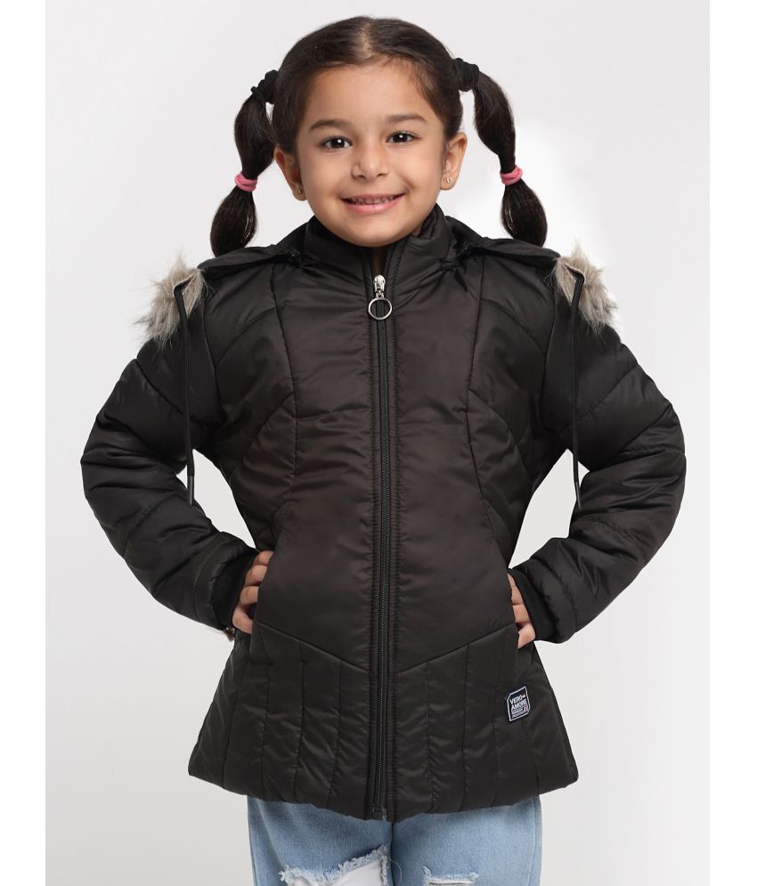     			VERO AMORE - Black Polyester Girl's Quilted & Bomber ( Pack of 1 )