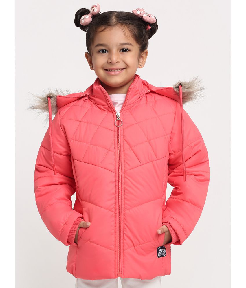     			VERO AMORE - Pink Polyester Girl's Quilted & Bomber ( Pack of 1 )