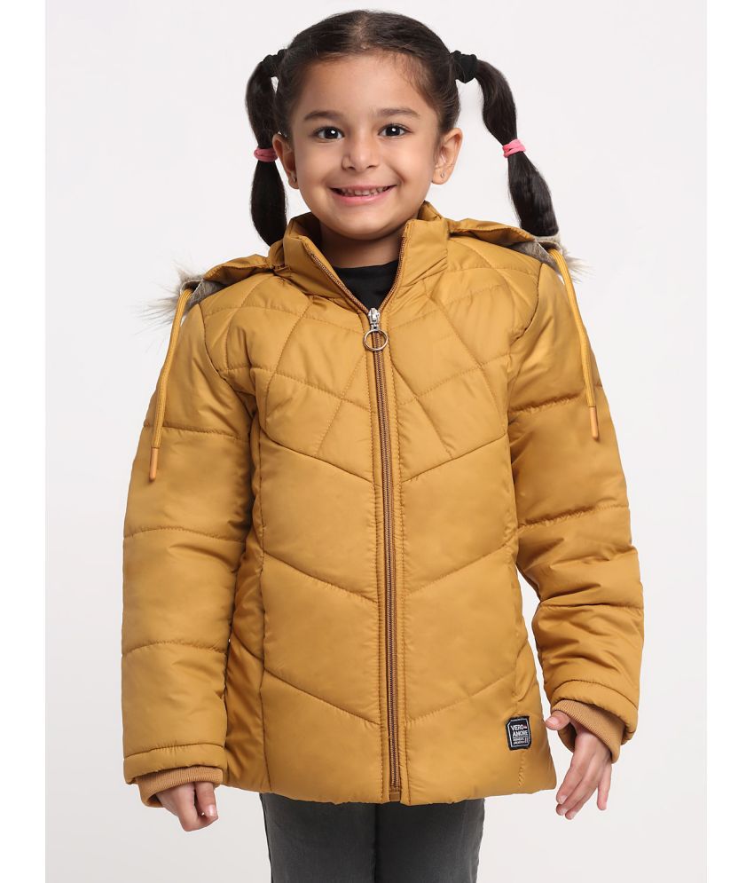     			VERO AMORE - Yellow Polyester Girl's Quilted & Bomber ( Pack of 1 )